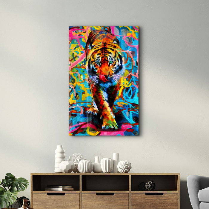 Wallity Pintura Decorativa de Vidrio Templado CAM-1095, Impresión UV, 46 x 72 cm